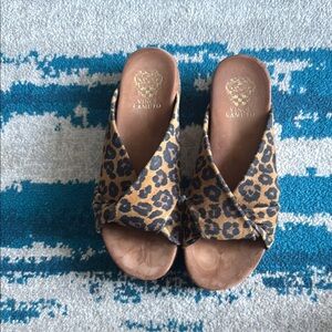Vince Camuto Leopard Print Women's Sandals